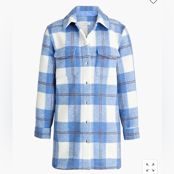 J CREW Longline Shirt Jacket - Picture 1 of 16